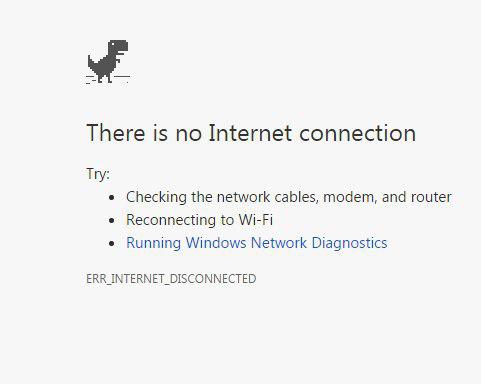 سرگرمی جالب گوگل کروم وقتی اینترنت قطع می شود+ فیلم