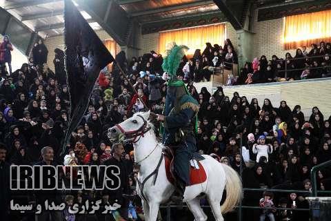 برگزاری مراسم تعزیه خوانی در تکیه حسینی اعظم ارمغانخانه ، زنجان