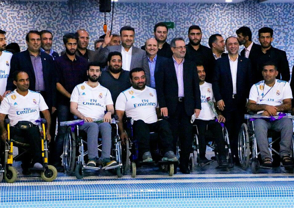 بهره برداری از نخستین استخر ویژه معلولان