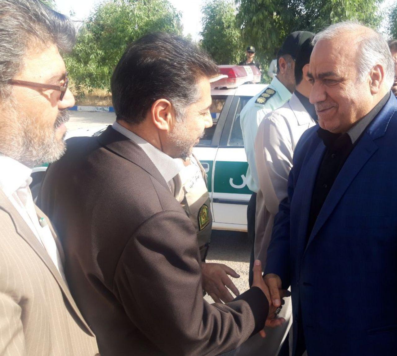 استاندار کرمانشاه وارد قصر شیرین شد