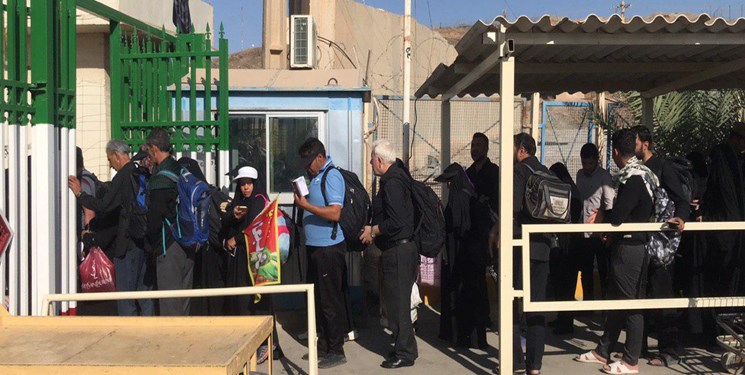 عبور روزانه ۱۰ تا ۱۵ هزار زائر عبور روزانه ۱۰ تا ۱۵ هزار زائر