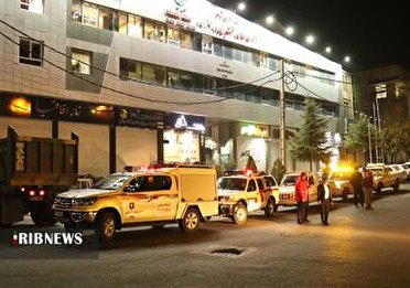 مانور شبانه نیرو‌های شهرداری اوشان ،فشم ومیگون