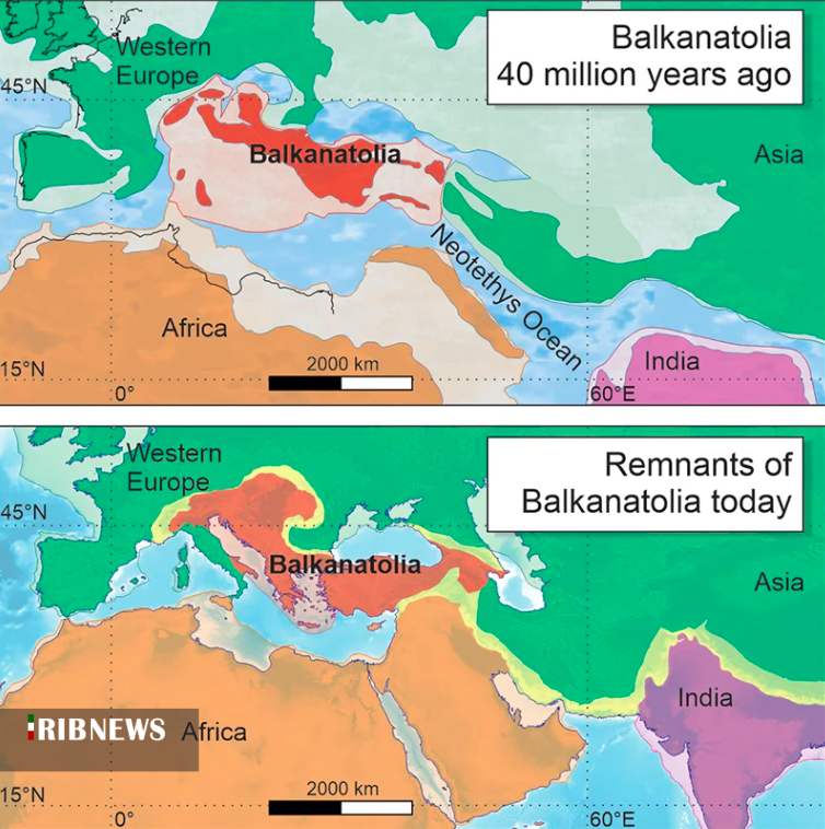 کشف قاره‌ای فراموش شده متعلق به ۴۰ میلیون سال پیش