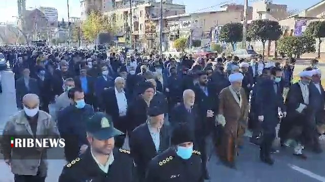 راهپیمایی سراسری نمازگزاران مازندرانی پس از اقامه نماز جمعه