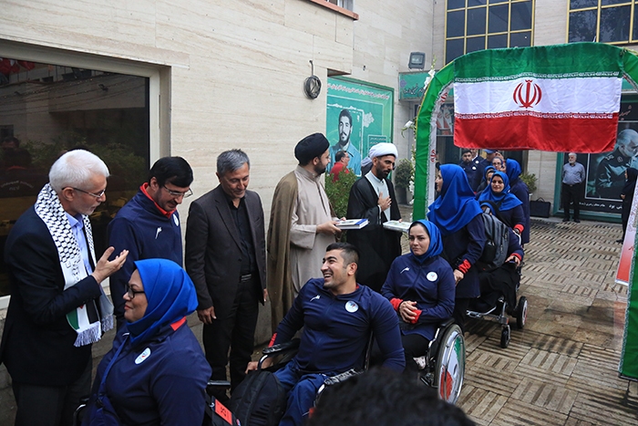 بدرقه نخستین کاروان پارا آسیایی بدرقه نخستین کاروان پارا آسیایی