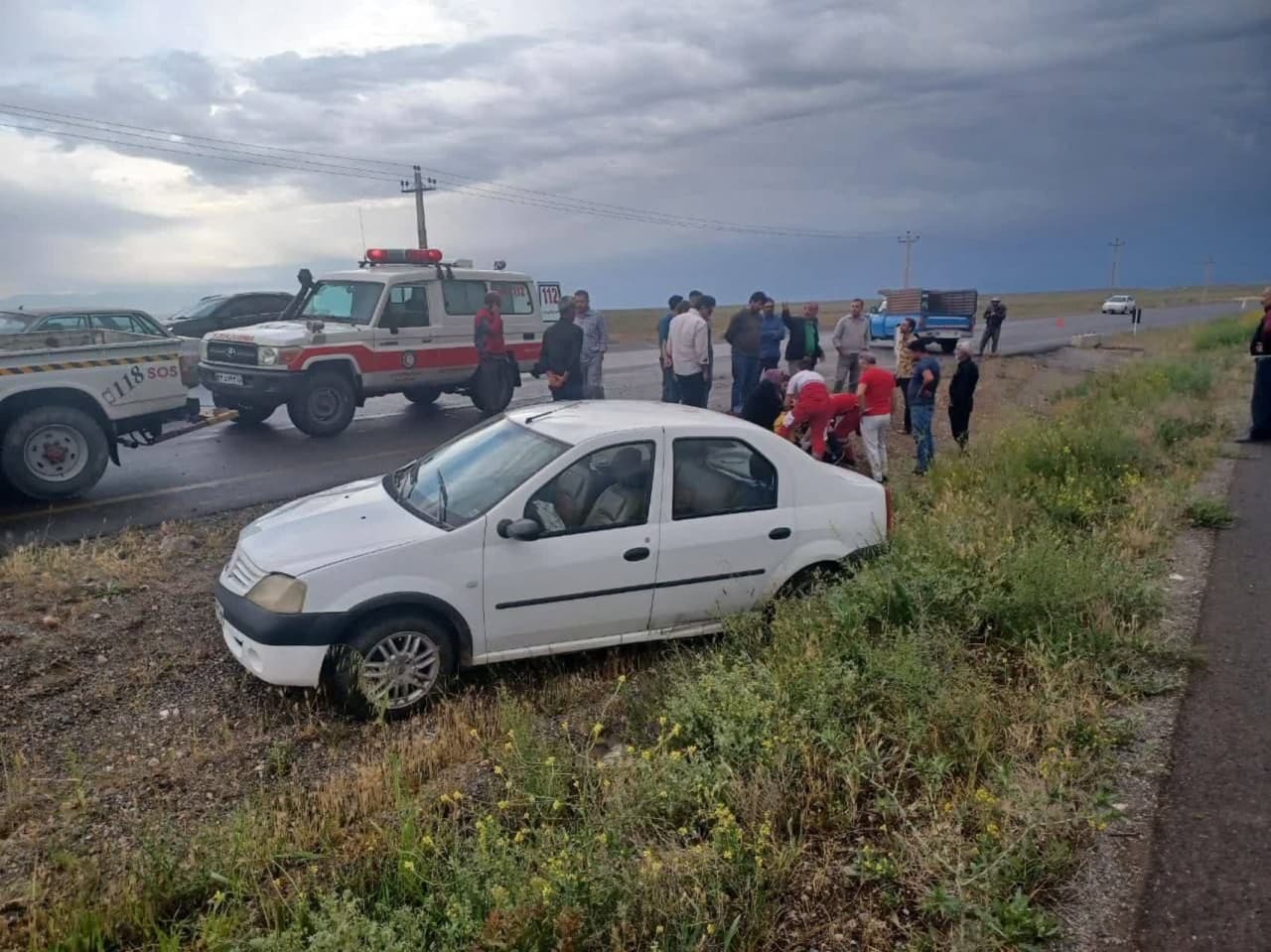 حادثه رانندگی در محور مرگنلر_ شوط