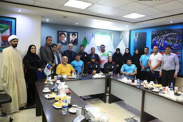 بدرقه ورزشکاران اعزامی خوزستان به پاراالمپیک فرانسه