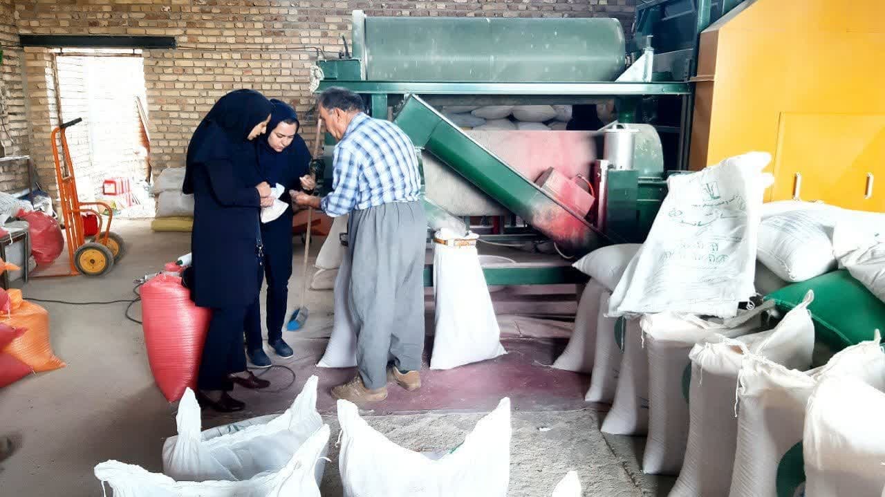 نظارت بر واحدهای بوجاری و ضدعفونی بذور گندم شهرستان ارومیه نظارت بر واحدهای بوجاری و ضدعفونی بذور گندم شهرستان ارومیه