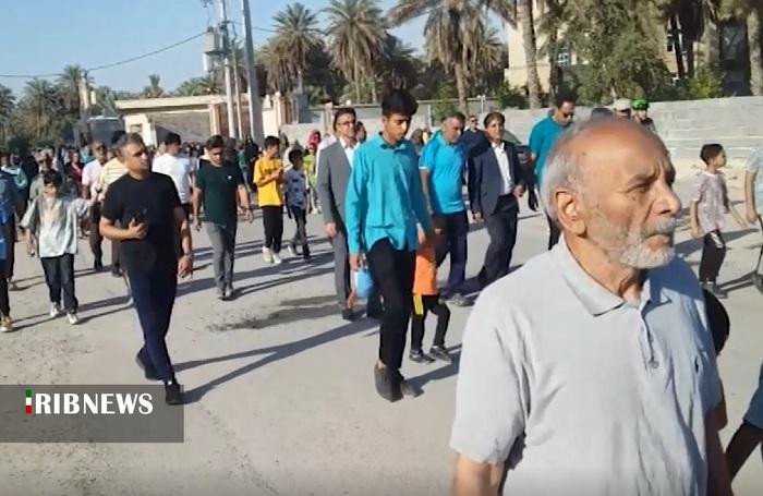 برگزاری همایش پیاده روی خانوادگی در فین برگزاری همایش پیاده روی خانوادگی در فین