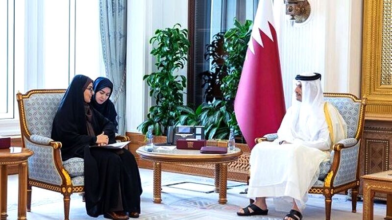 دیدار وزیر راه و شهرسازی با نخست وزیر قطر