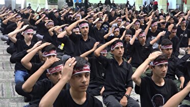 عهد نوجوانان همدانی با نوجوان شجاع کربلا