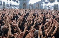 مشهد الرضا، عزادار و سیاه پوش تاسوعای حسینی