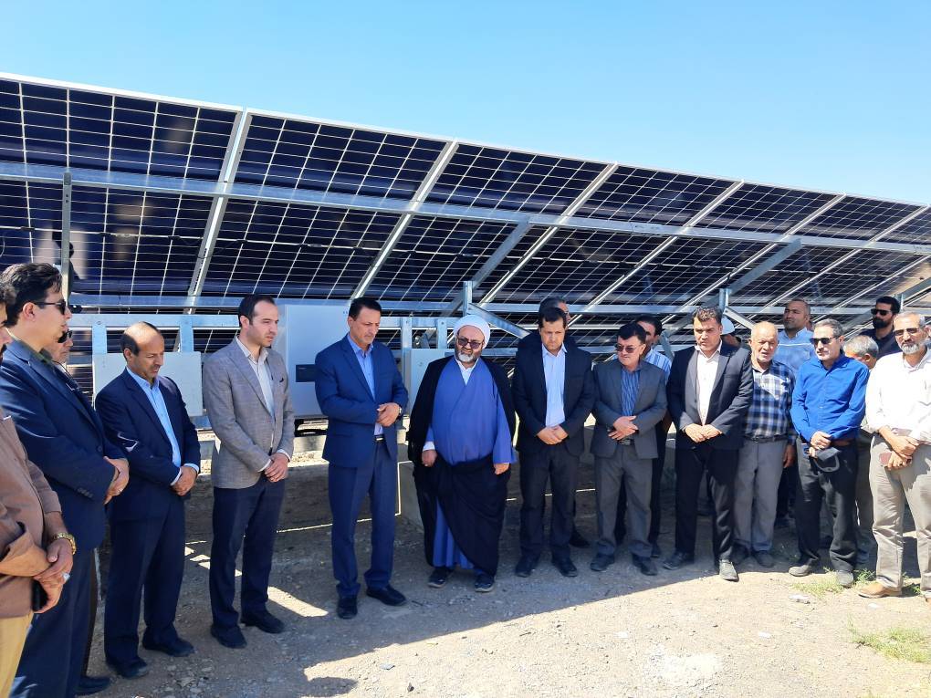بهره برداری از یک نیروگاه خورشیدی در شهرستان جوین