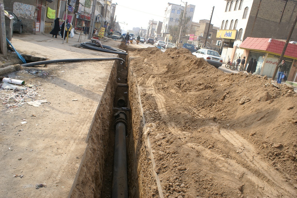 عقب ماندگی ۱۲ ساله قم در توسعه شبکه فاضلاب