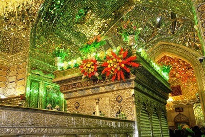 حرم شاهچراغ نورباران میلاد حضرت زینب کبری (س)