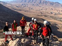 نجات مرد ۵۱ ساله در ارتفاعات کوه سالوک اسفراین 