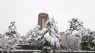 جلوه‌های دیدنی از بارش برف در همدان