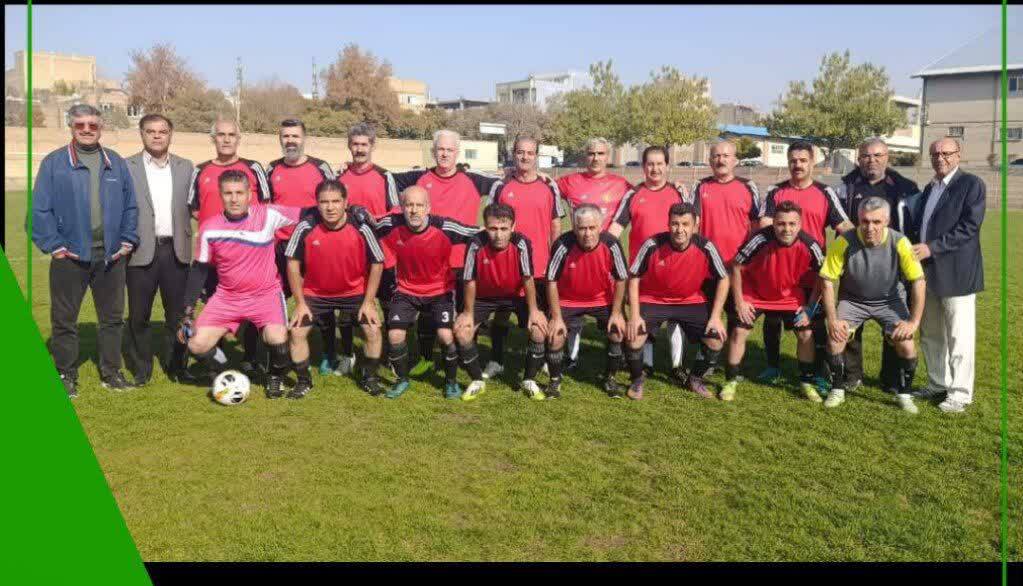 دیدار دوستانه  پیشکسوتان فوتبال بوکان و تکاب