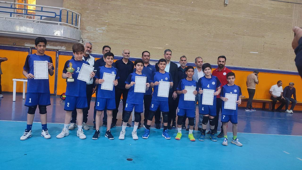 معرفی برترین های جشنواره والیبال نونهالان در خوزستان